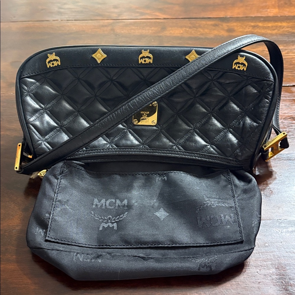 MCM “Kiki” Quilted Leather Shoulder Bag - Picture 13 of 14